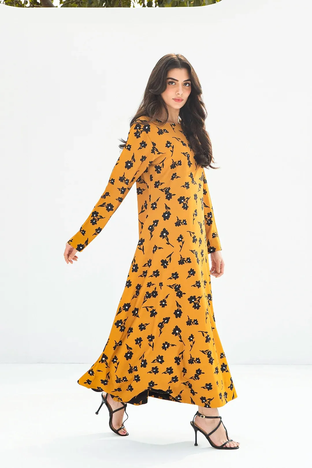 Party Wear Printed Korean BSY Women's Caftan