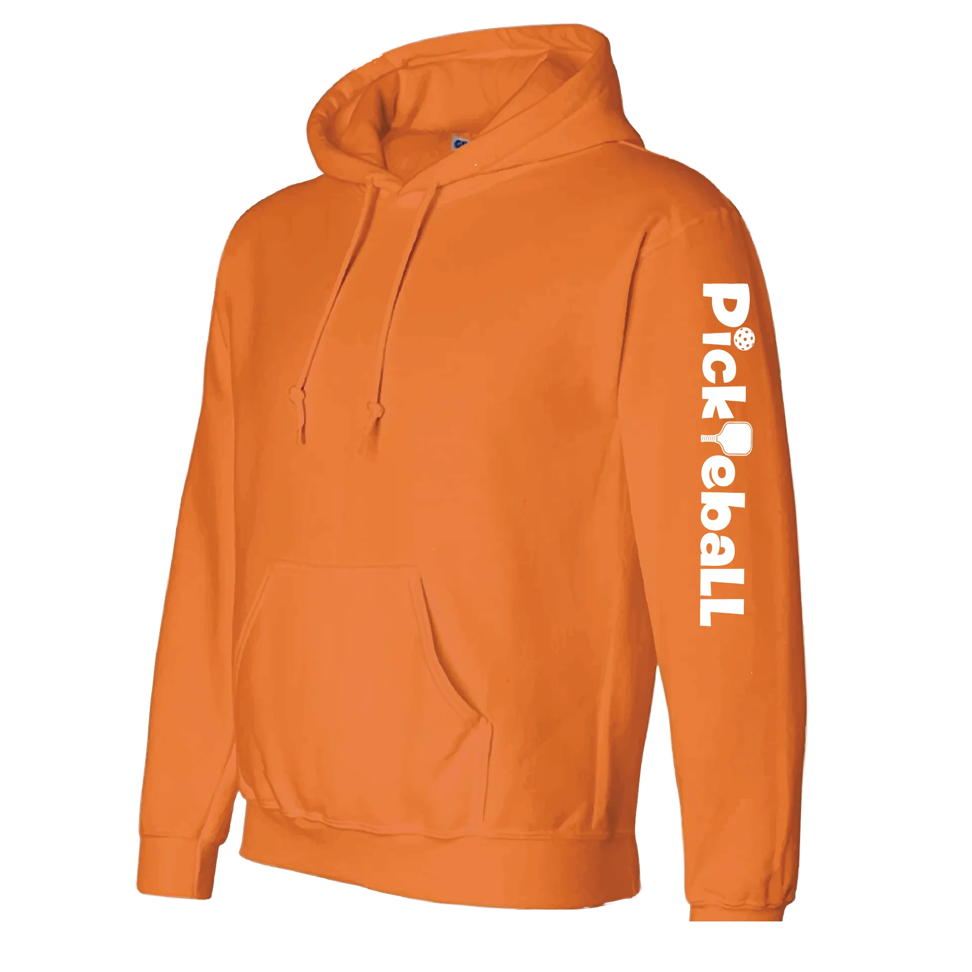Pickleball Horizontal (Customizable) | Unisex Hoodie Pickleball Sweatshirt | 50% Cotton 50% Polyester