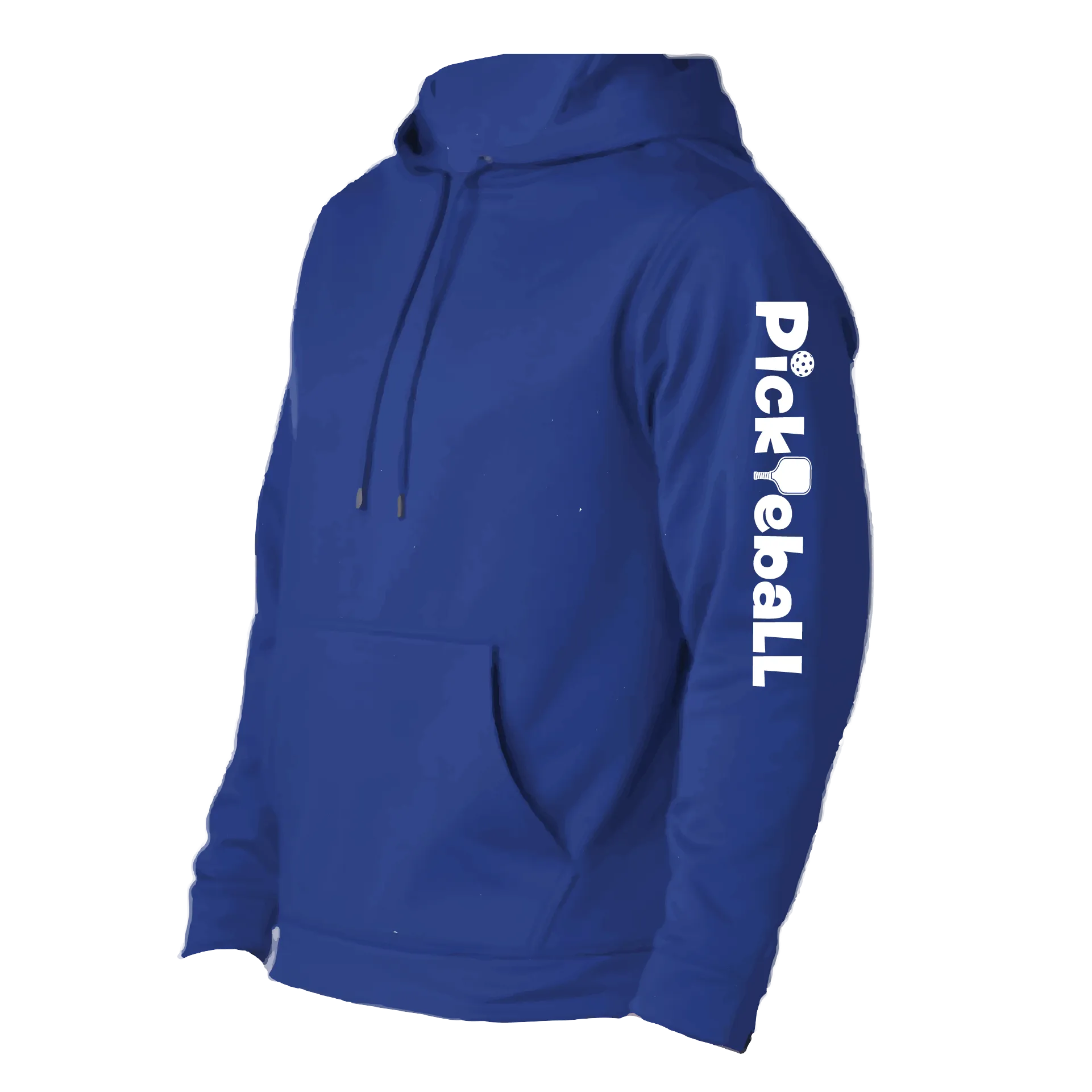 Pickleball Horizontal (Customizable) | Unisex Hoodie Pickleball Sweatshirt | 50% Cotton 50% Polyester