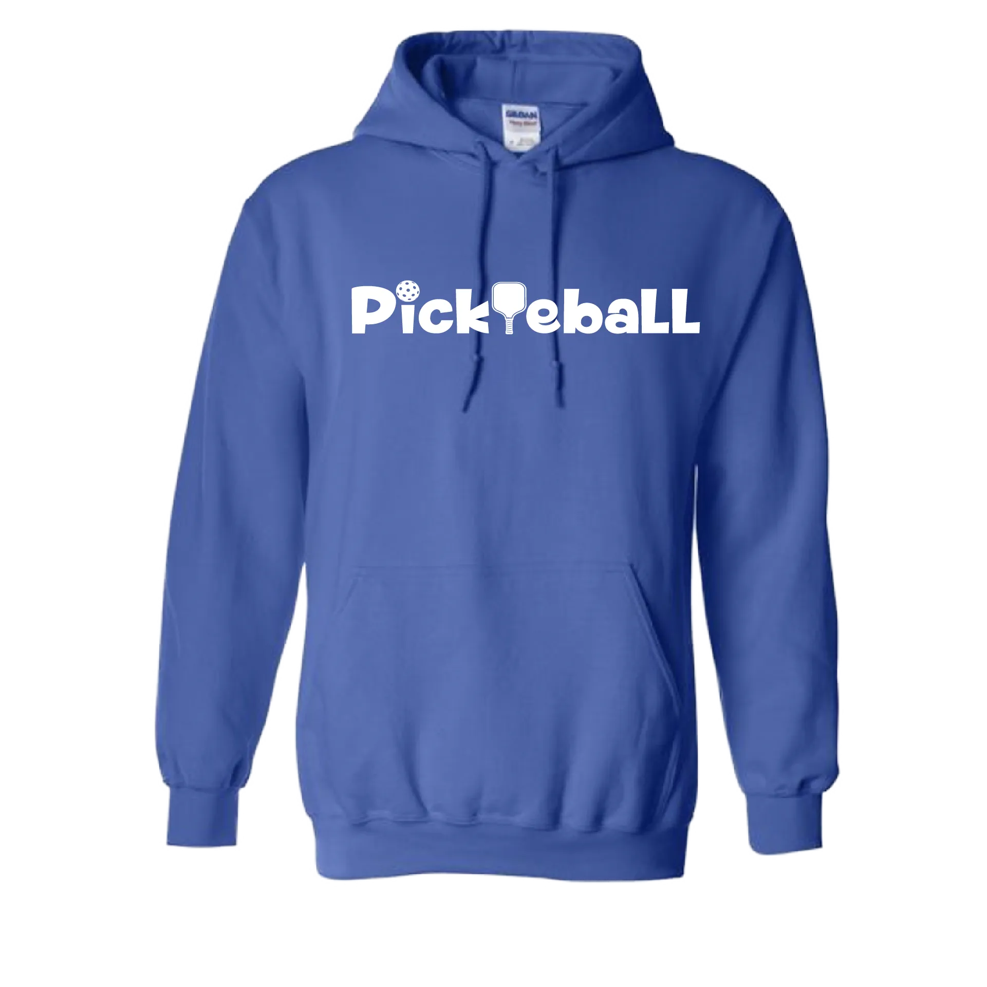 Pickleball Horizontal (Customizable) | Unisex Hoodie Pickleball Sweatshirt | 50% Cotton 50% Polyester