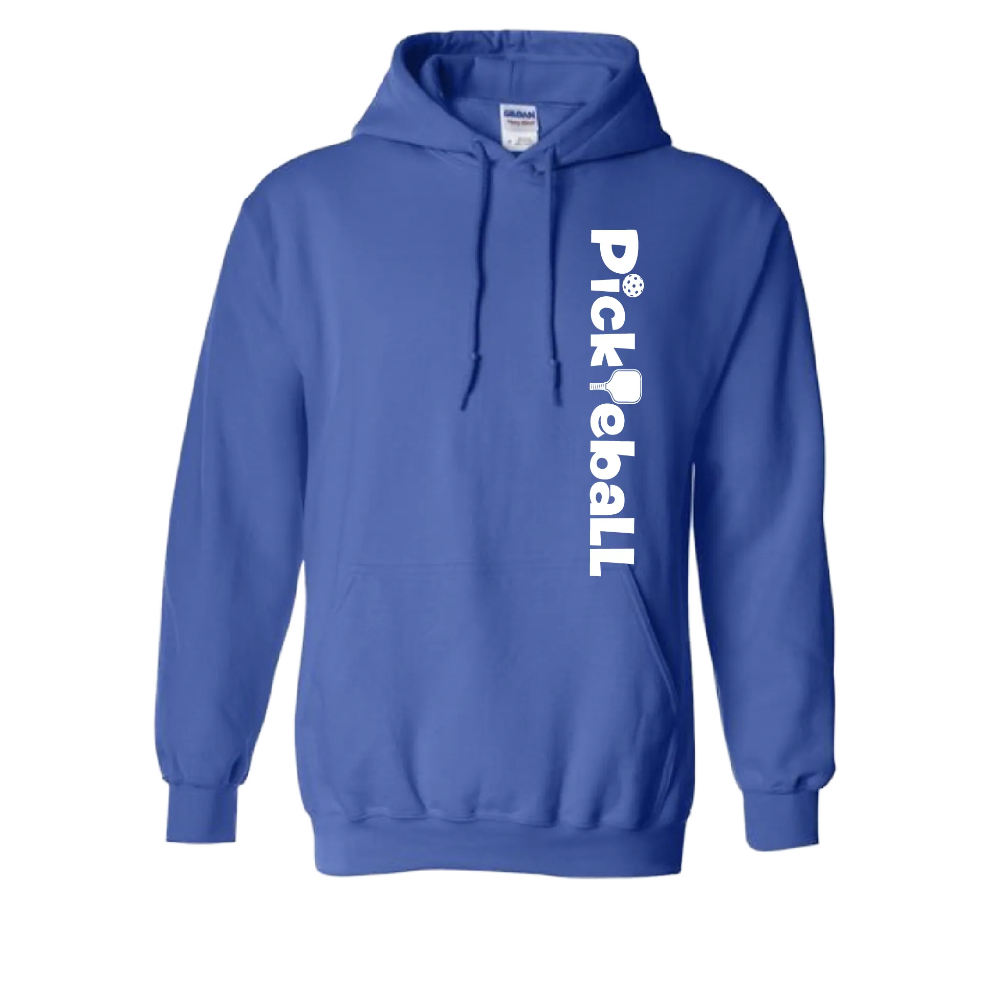 Pickleball Horizontal (Customizable) | Unisex Hoodie Pickleball Sweatshirt | 50% Cotton 50% Polyester