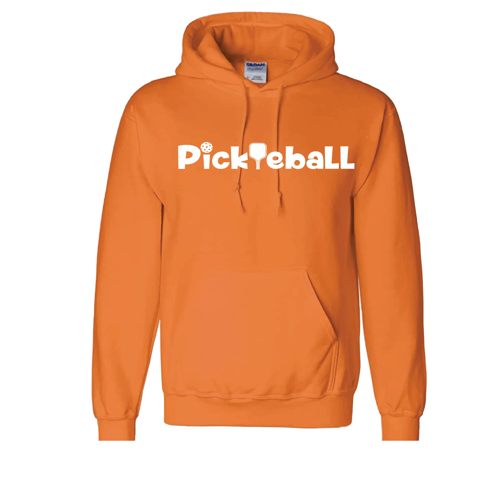 Pickleball Horizontal (Customizable) | Unisex Hoodie Pickleball Sweatshirt | 50% Cotton 50% Polyester