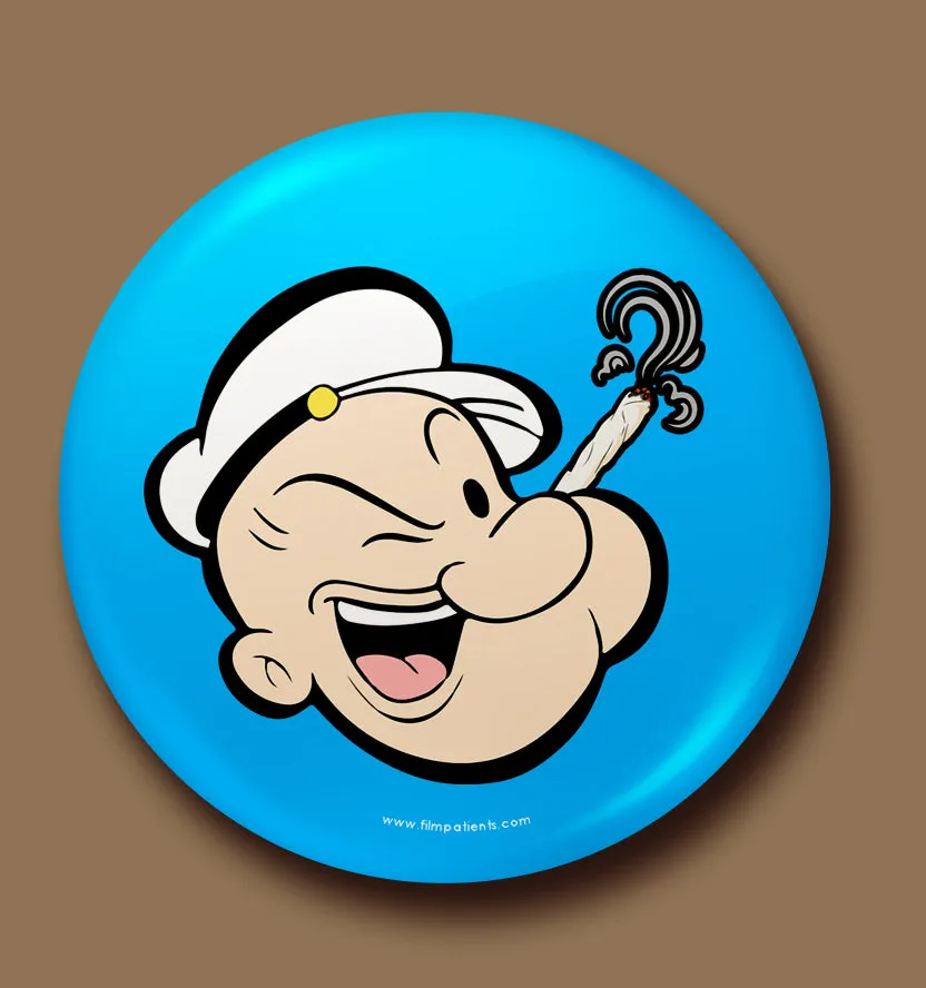 Popeye Button Badge