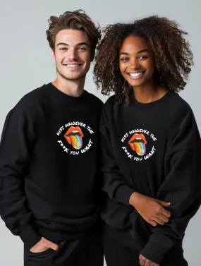 PROUD KISS SWEATER - BLACK - UNISEX