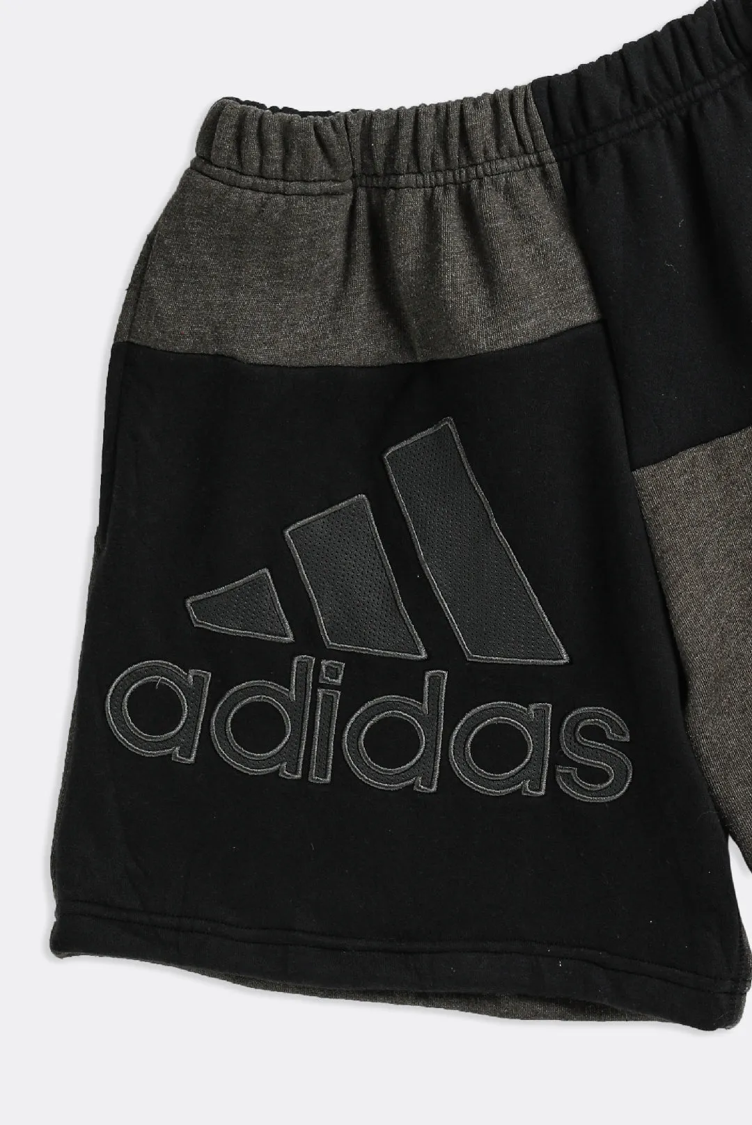 Rework Adidas Patchwork Sweatshorts - S