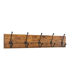 Rustic Wooden Wall Rack