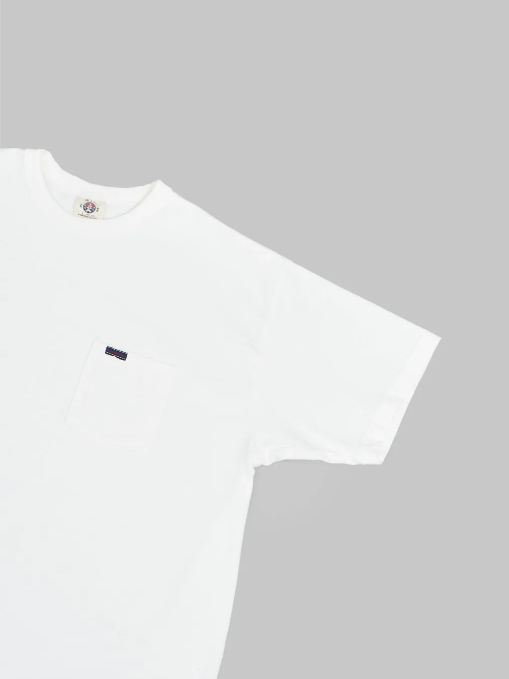 Samurai Jeans SJST-PCMIIL Heavyweight Pocket Plain T-Shirt White