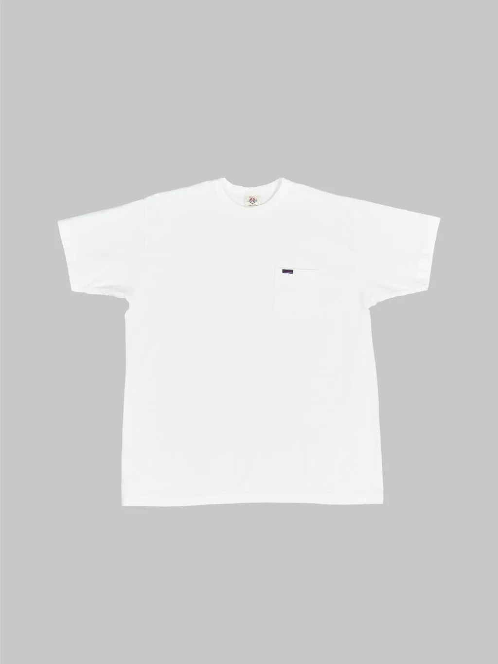 Samurai Jeans SJST-PCMIIL Heavyweight Pocket Plain T-Shirt White