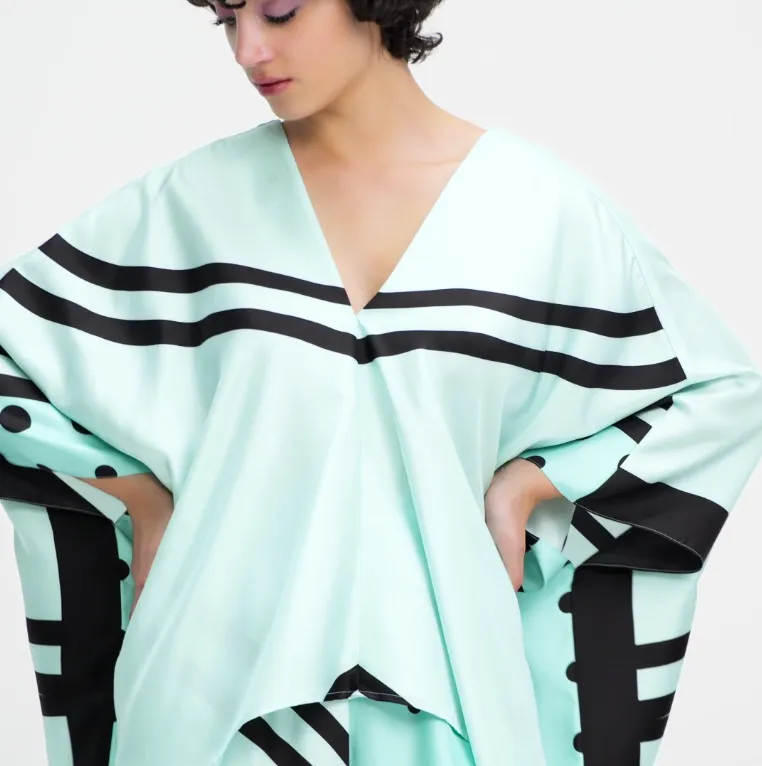 Soft Satin Silk Co-ord Set , Printed Women's Co-ord