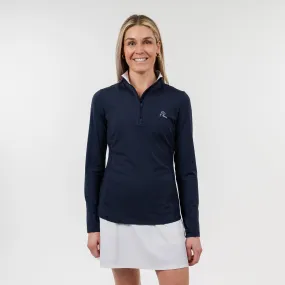 Solid Performance Q-Zip | Solid - Fleet Navy