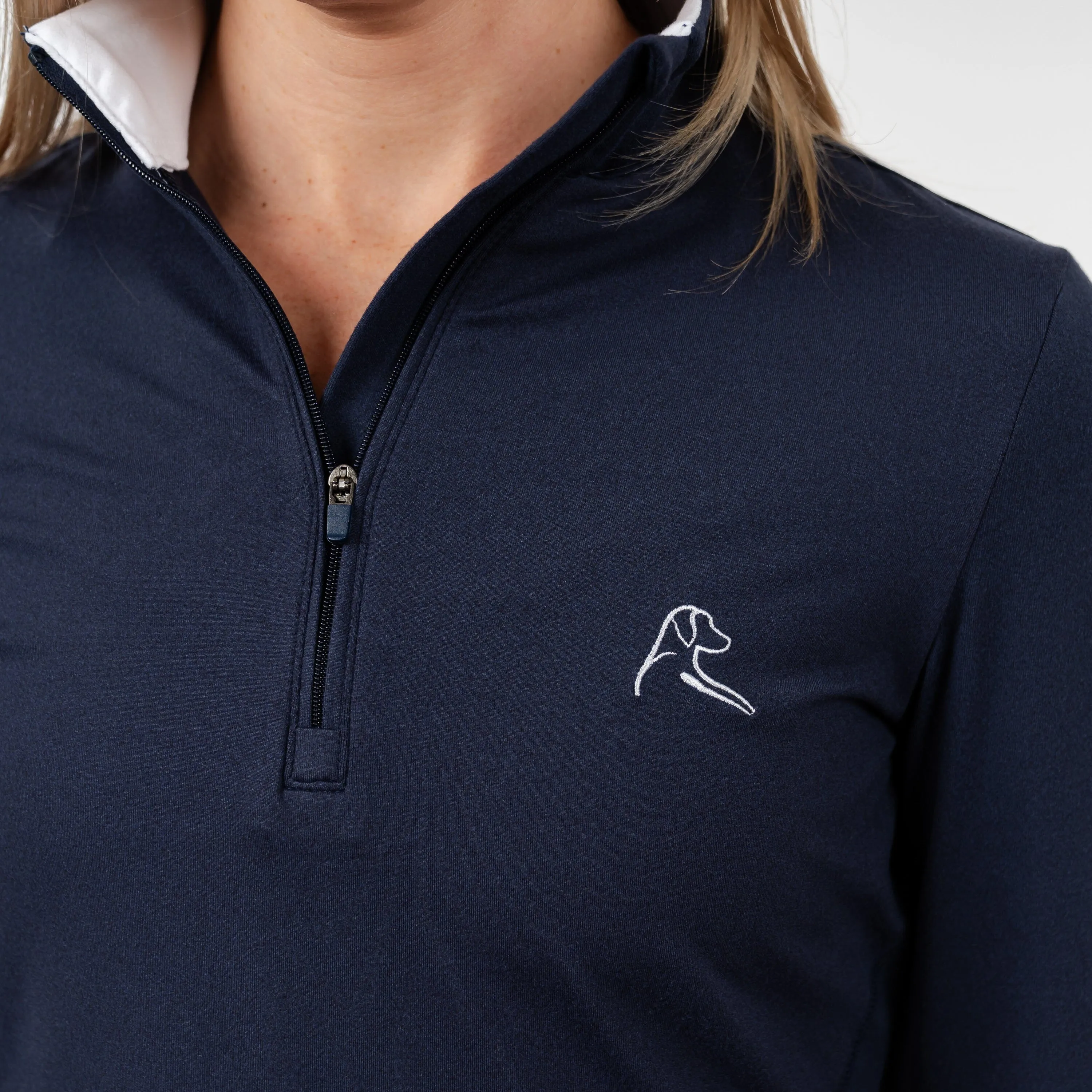 Solid Performance Q-Zip | Solid - Fleet Navy