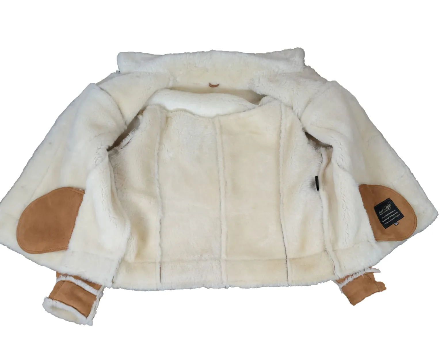 Stan's Tan Suede Shearling Trucker Jacket