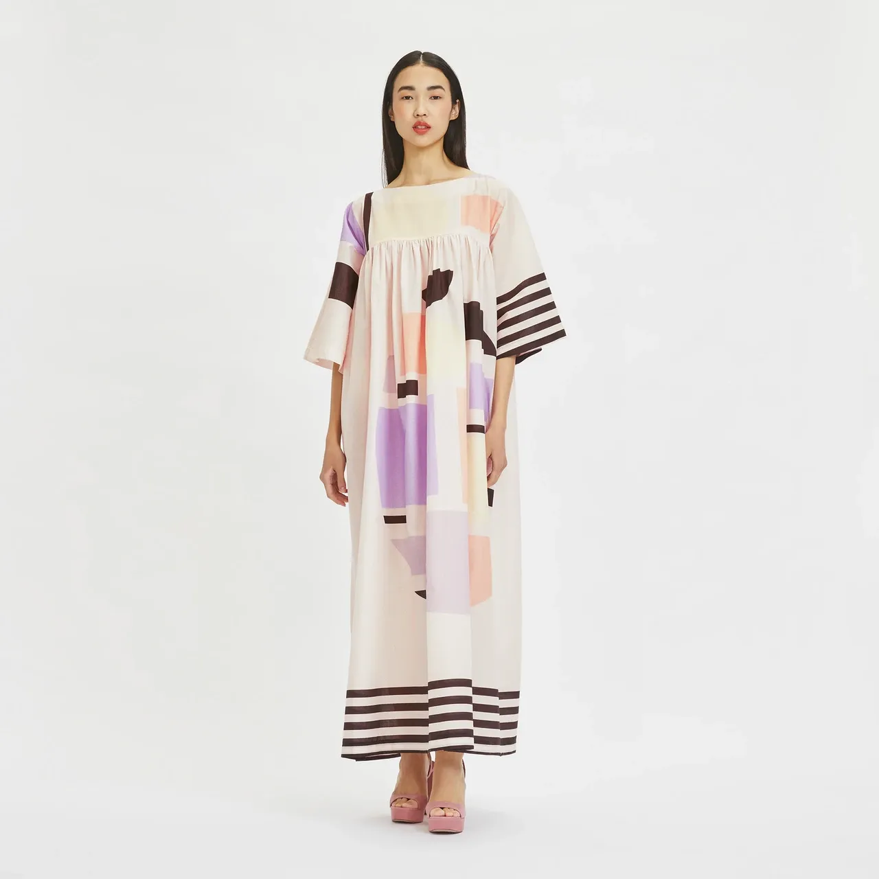Stylisht Rayon Cotton Long Kaftan For Women's