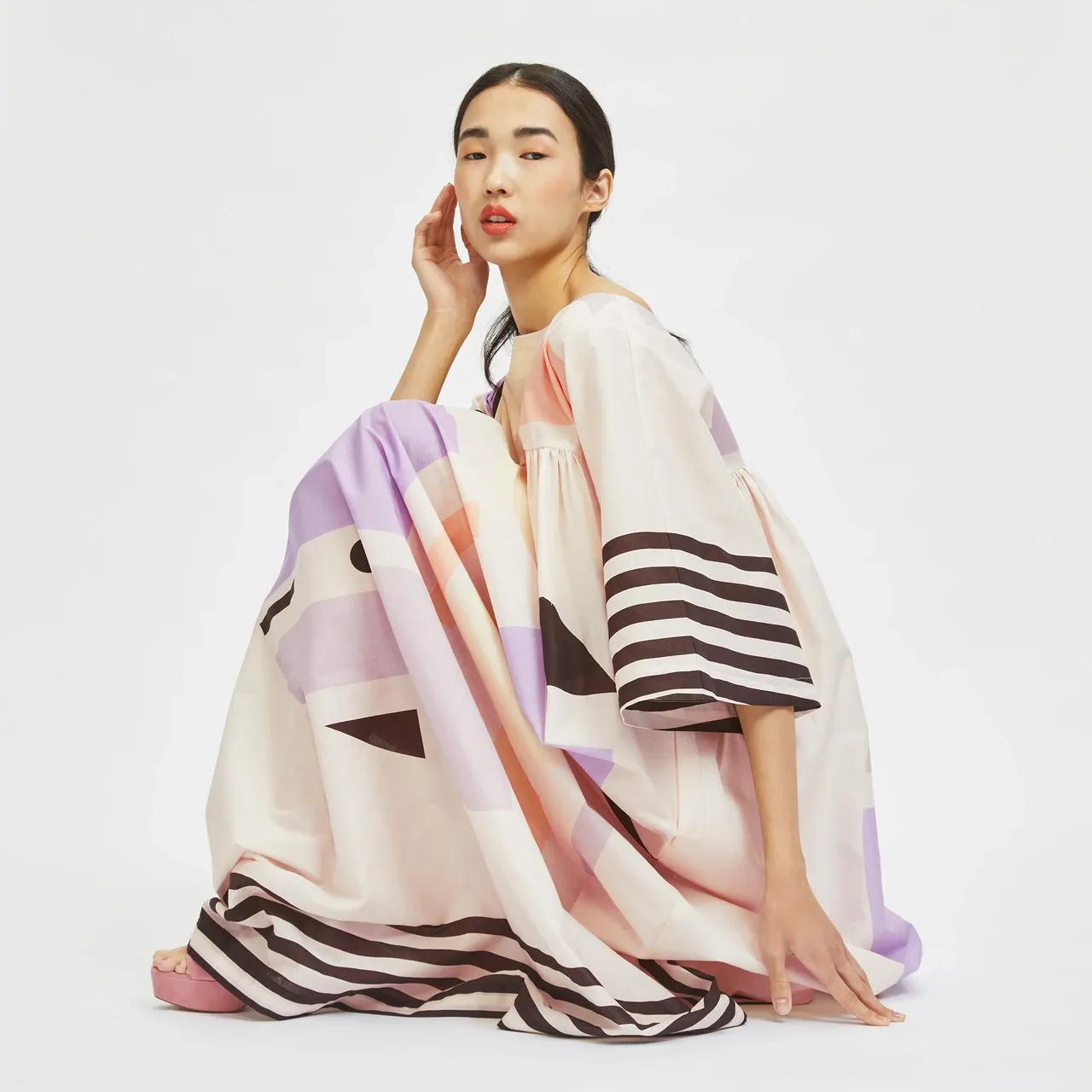 Stylisht Rayon Cotton Long Kaftan For Women's