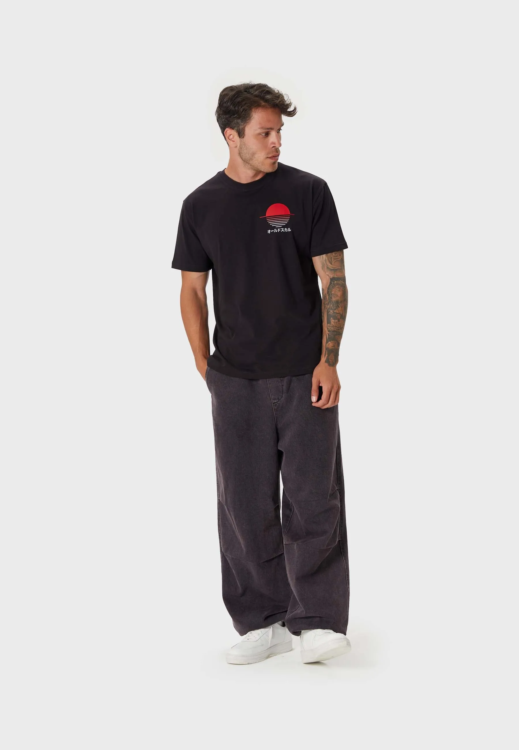 Sway Vacay Backprint T-Shirt Black