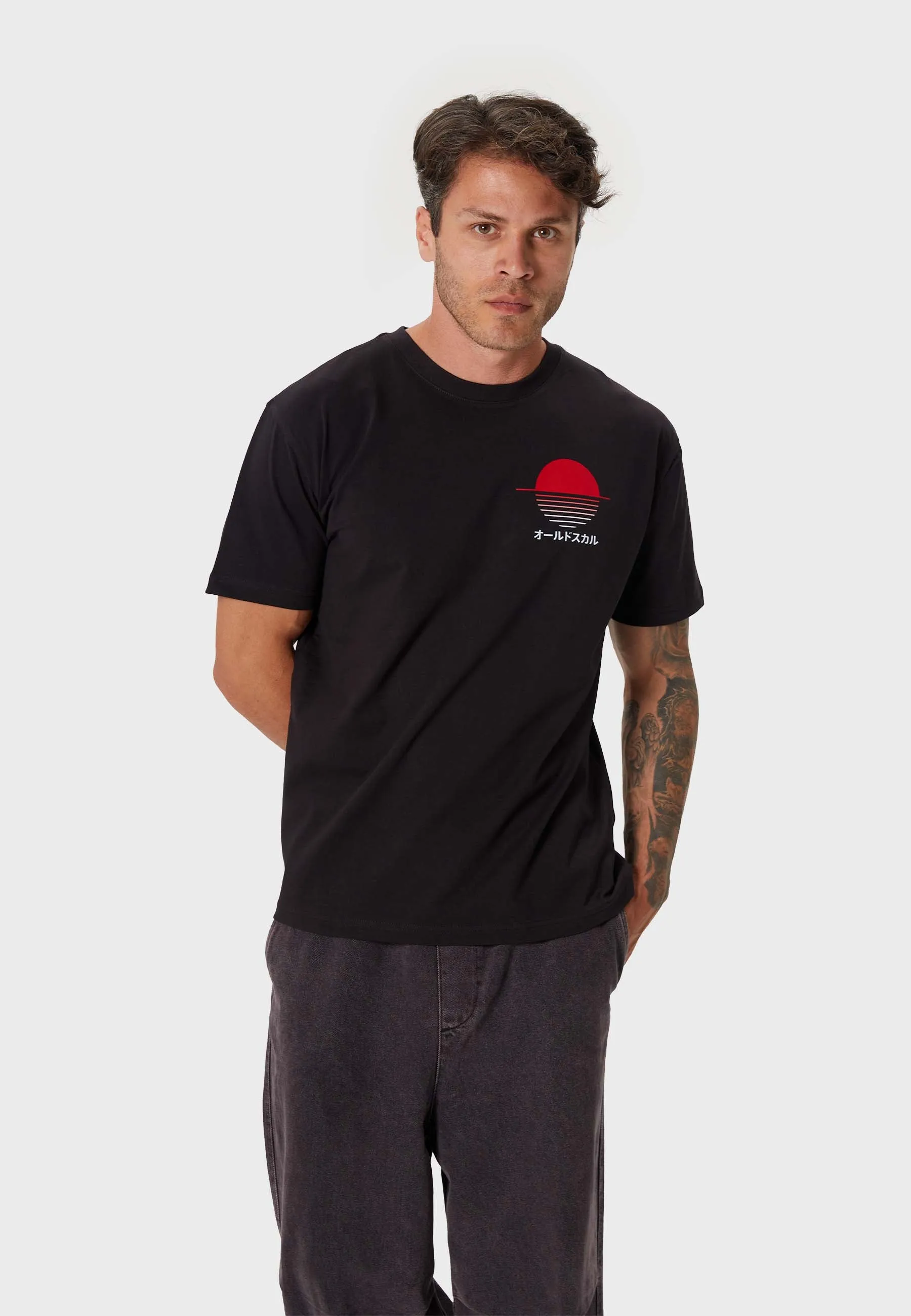 Sway Vacay Backprint T-Shirt Black