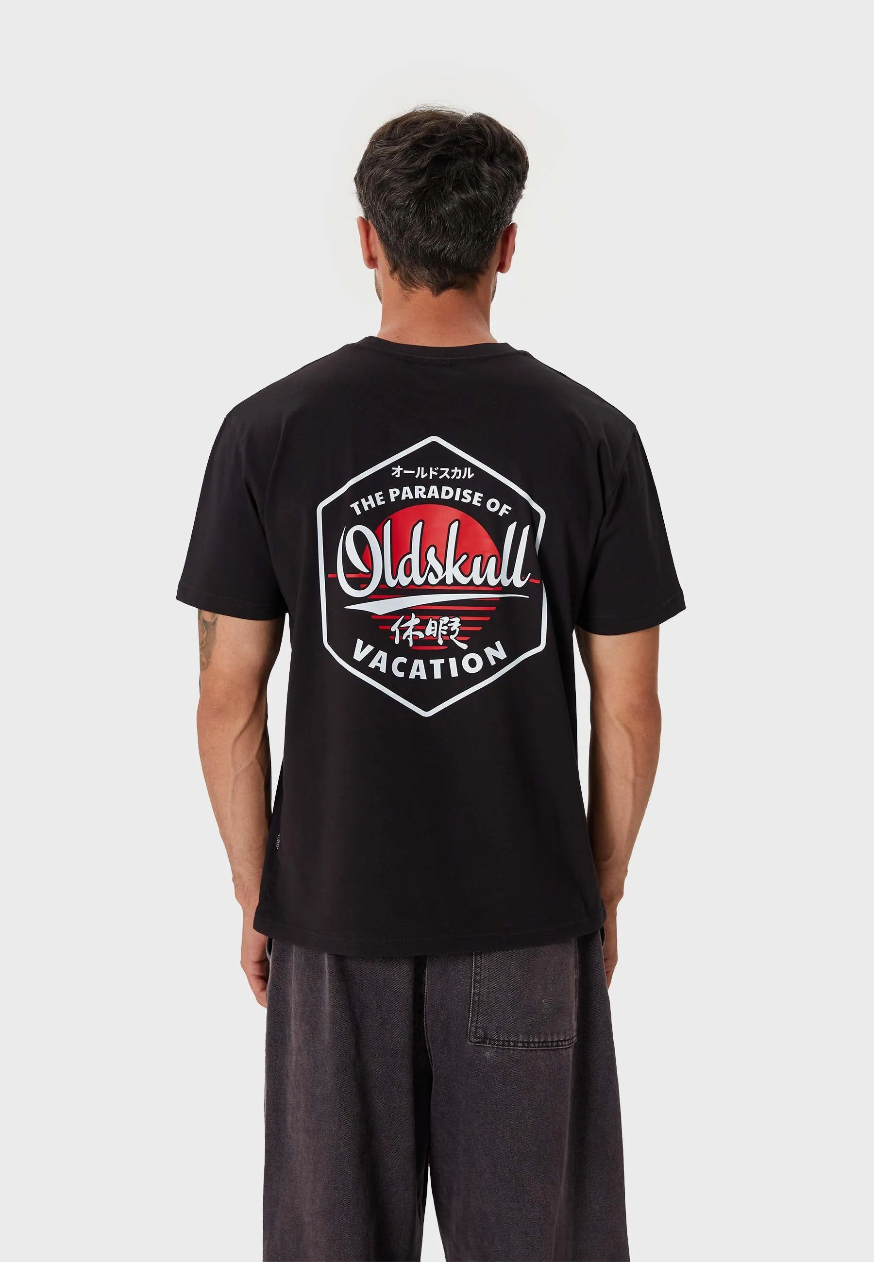 Sway Vacay Backprint T-Shirt Black