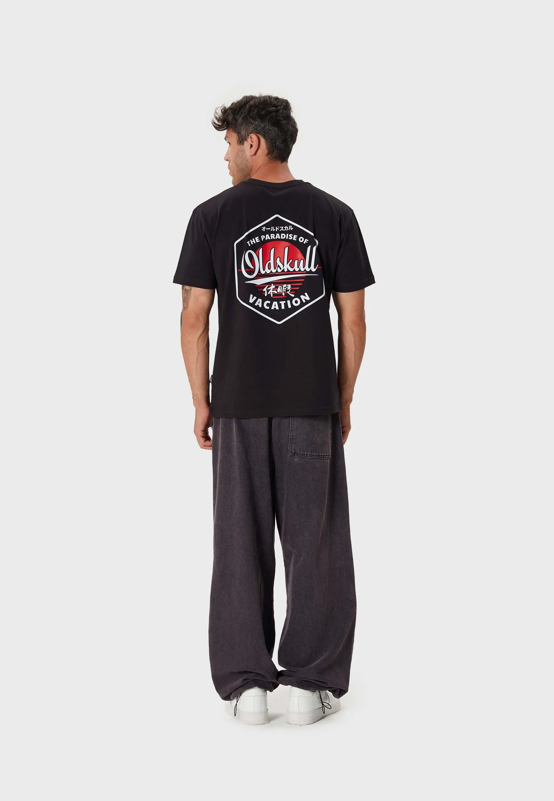 Sway Vacay Backprint T-Shirt Black
