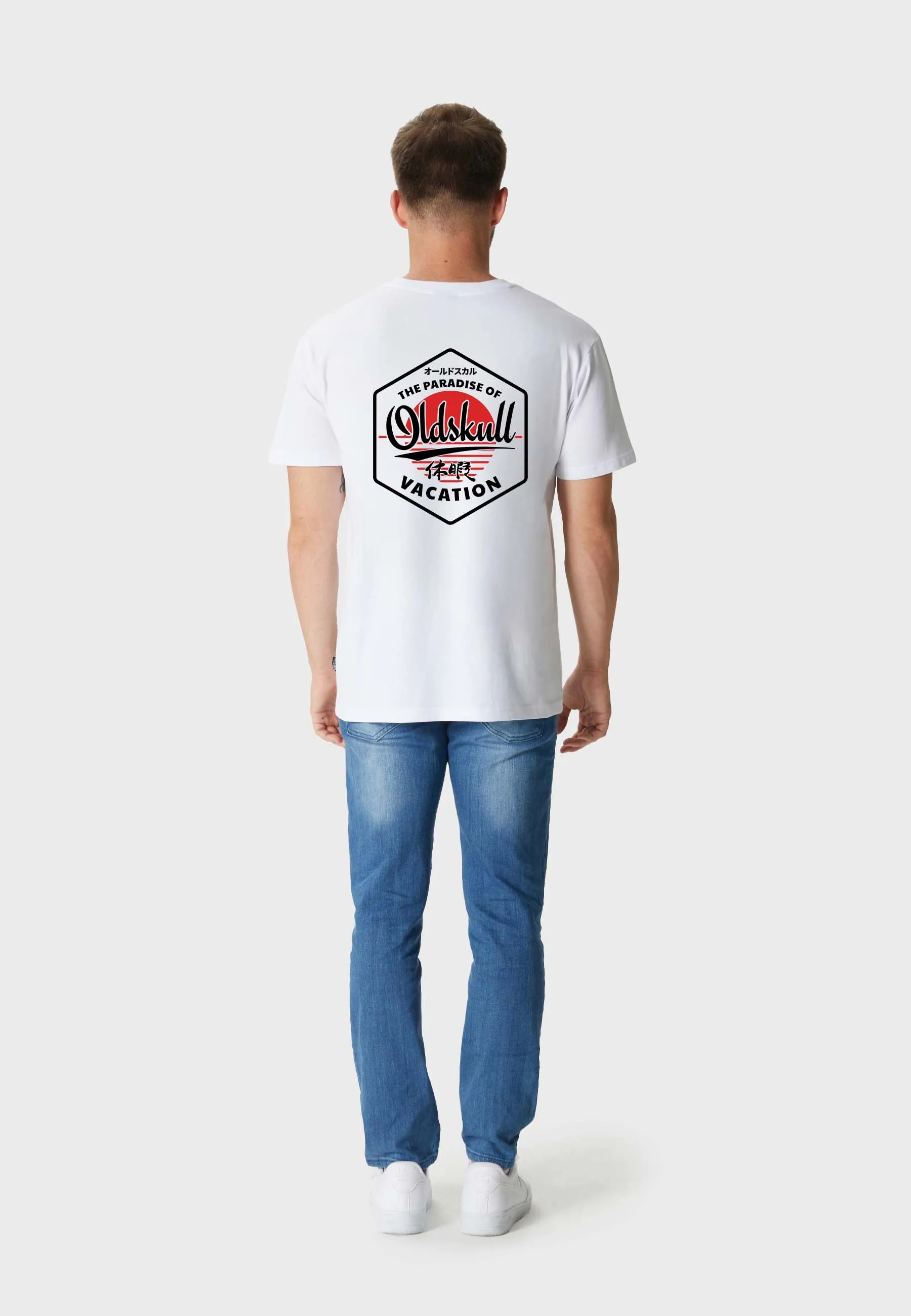 Sway Vacay Backprint T-Shirt White
