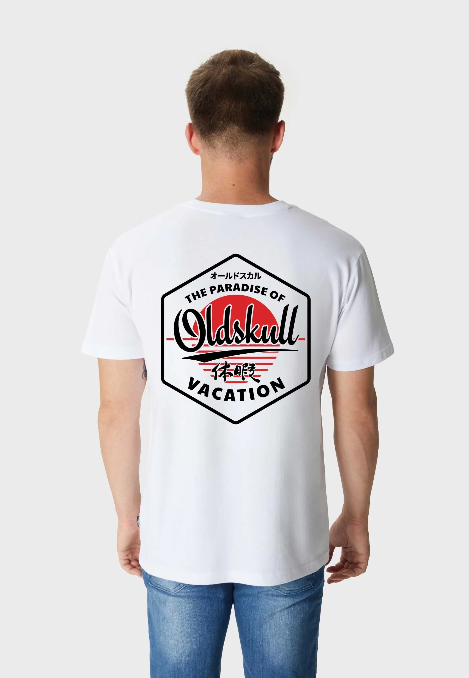 Sway Vacay Backprint T-Shirt White