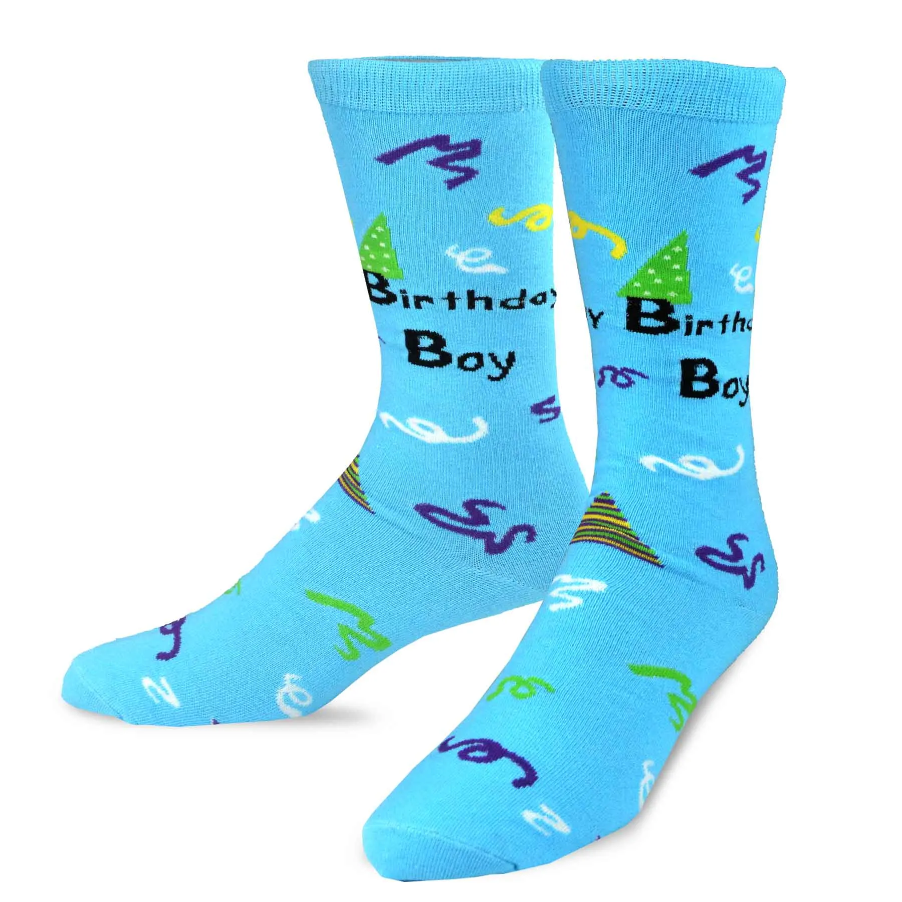 TeeHee Socks Men's Birthday Cotton Crew King of the Day 3-pack (50543)