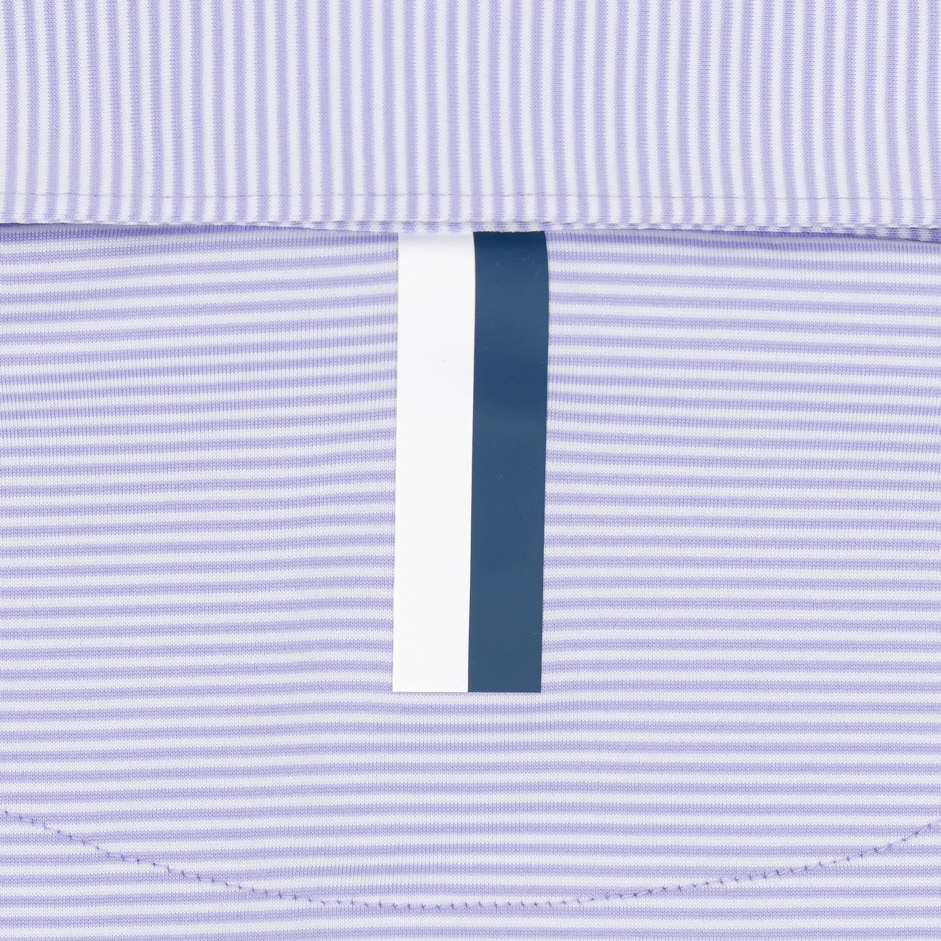 The Crispy Stripe | Performance Polo | The Crispy Stripe - Lavender/White