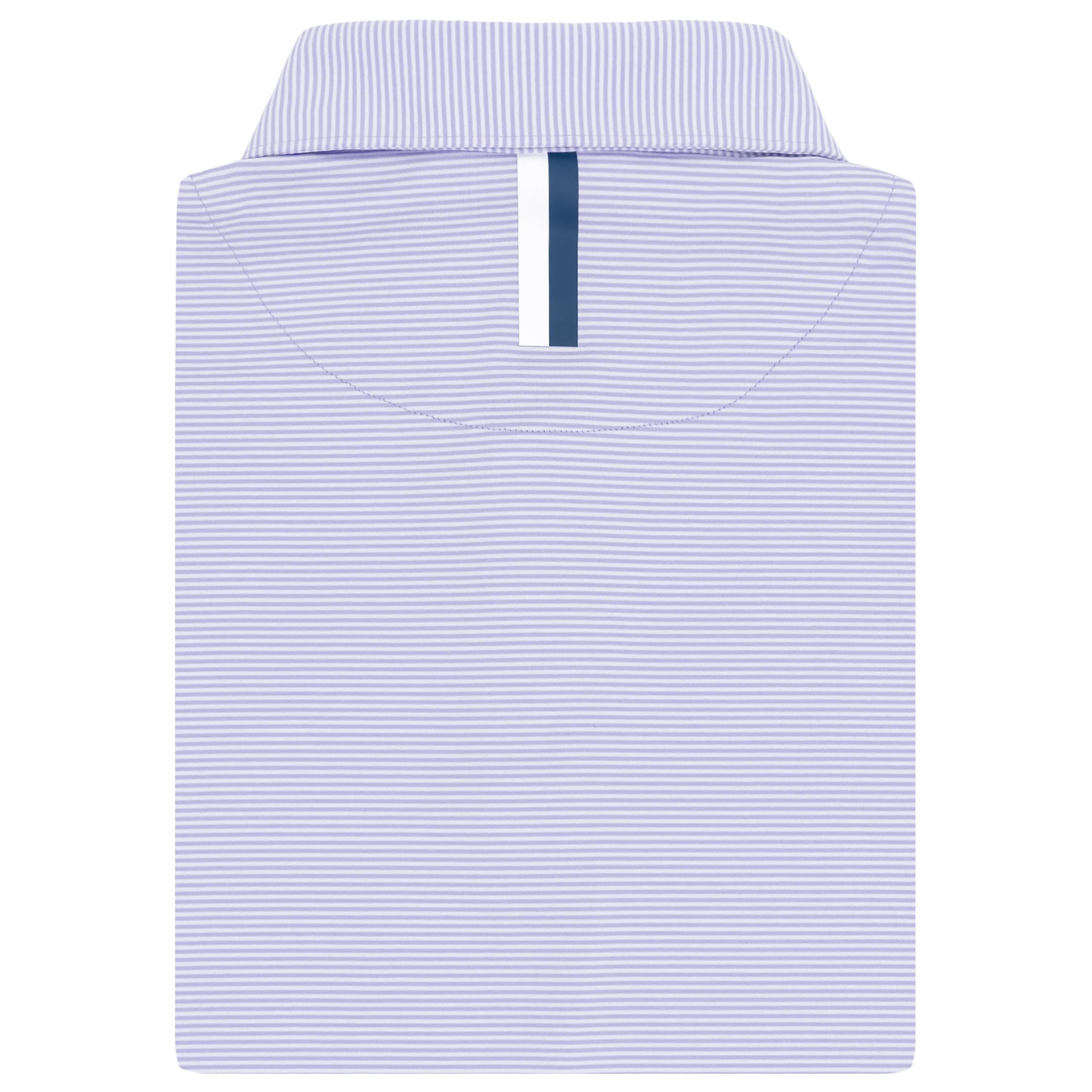The Crispy Stripe | Performance Polo | The Crispy Stripe - Lavender/White
