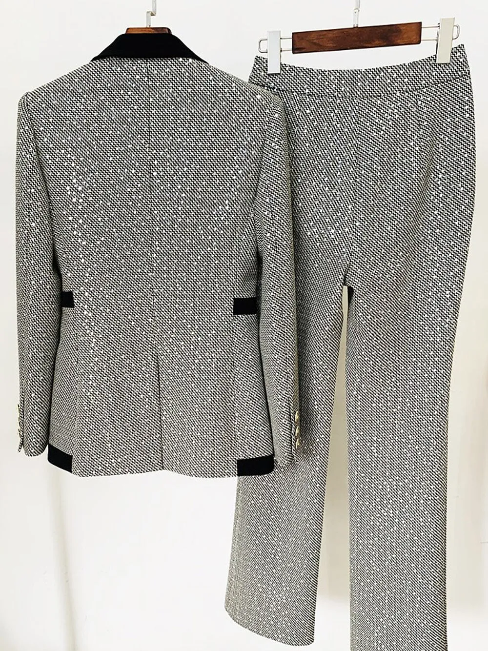 Women Fashion Blazer & Pants Set 387125