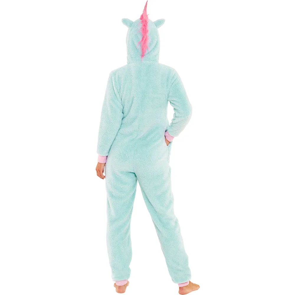 Women's Glitter Unicorn Onesie